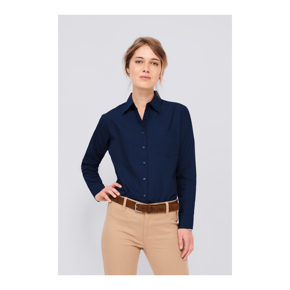 SOL'S | Chemise en popeline à manches longues pour femme SOL'S | Chemise en popeline à manches longues pour femme